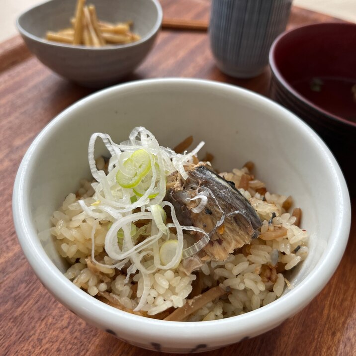 ローリングストック♪缶詰で超簡単まぜごはん!サバ缶